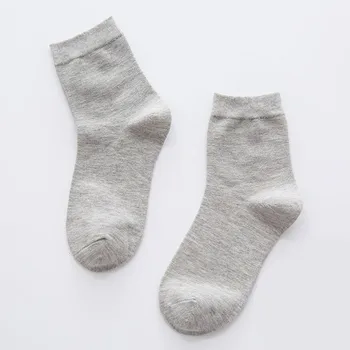 Medvilninių kojinių Vaikų vidutinės vamzdis kojinės Rudens ir žiemos moterų kojinės Kietas moterų kojinės