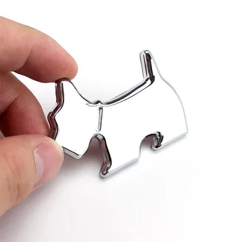 Mielas Šuo Formos 3D Metaliniai Lipdukai, Prabangus Telefonas, Nešiojamas Lipdukas Šaldytuvas Automobilio Lipdukas 