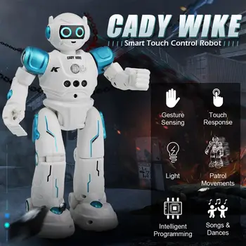 Naujas RC Robotas CADY WIKE Gestas Jutikliai Touch Intelligent Programuojami Pėsčiomis Šokių Protingas Robotas Žaislas Vaikams, Žaislai