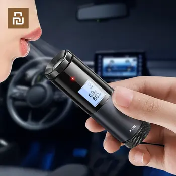 Naujas Youpin Baseus Automatinė Alkoholio Testeris Kvėpavimas Testeris LED Ekranas, Nešiojamas USB Įkrovimo Breathalyzer Alkoholio Testas Įrankis