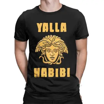 Naujovė Habibi Meilės Pora T-Shirt Vyrai Įgulos Kaklo Medvilnės T Shirts Arabų Libanas Trumpas Rankovės Marškinėliai, Drabužių Šalis