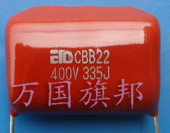 Nemokamas Pristatymas. CBB22 metalizuota plėvelė iš polipropileno kondensatorius yra 400 v 335 3.3 uF