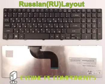 Nešiojamojo kompiuterio Klaviatūra Acer Aspire AS5741G AS5740 5539G AS5738G AS5551-2380 AS5551-2036 RU rusijos Versija