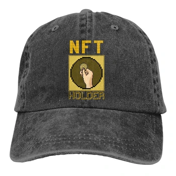 NFT Ne Pakeičiamos Žetonų Spalvotų Kepurę su Snapeliu Moterų Bžūp TURĖTOJAS Monetų Asmeninį Skydelis Apsaugos Kepurės
