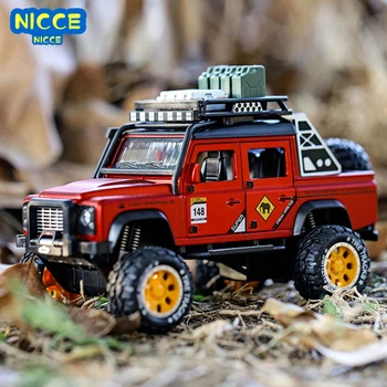 Nicce 1:28 Land Rover Defender Lydinio Pikapas Automobilio Modelį Diecast Metal Pertvarkyti Žaislas Off-road Transporto priemonėms, Automobilio Modelį, Vaikai Dovanų A451