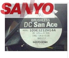 Originalą Sanyo 109E1212H144 aliuminio karkasas ventiliatorius 12CM 12V 0.52 Aušinimo Ventiliatorius