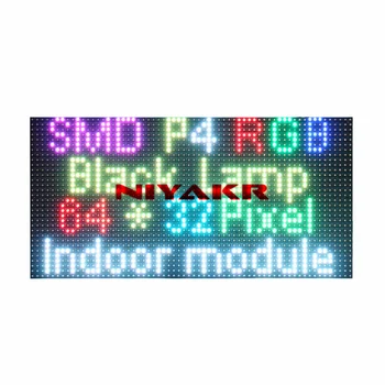 P4 LED Ekrano Skydelis Modulis Patalpų 256*128mm 64*32 Taškų 3in1 RGB Smd P4 Spalvotas LED Ekranas Modulis