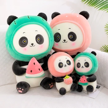Pliušinis Panda Pasakų Lėlės Žaislas Miego Realus Gyvūnų Animacinių Filmų Priedai Anksti Švietimo Žaislai Lova/Sofa Lydėti Prekes