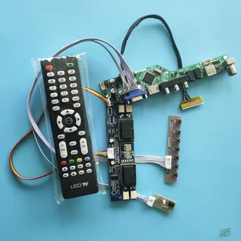 Rinkinys LM201WE3(TL)(H3) LED 30pin Valdiklio plokštės Ekranas, 1680X1050 4 lempos VGA, AV HDMI suderinamus TV USB LCD Monitorius 20.1
