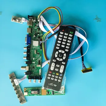 Rinkinys TX39D30VC1GAA 30pin TV VGA, USB, AV 1 CCFL Skaitmeninis 1280X800 DVB-T2, DVB-T Valdiklio plokštės HDMI LCD 15.4