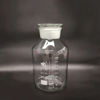SHUNIU Reagento buteliuką,Plačią burną,Aišku,Boro. 3.3 stiklas,Talpa 5000mL,Imties Buteliukai