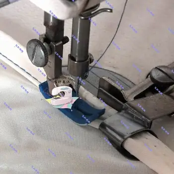 Siuvimo mašina dviem storos medžiagos teisę vienašališkai slėgio koja išorinį spaudimą pėdos teisę vienašališkai slėgio rišiklio