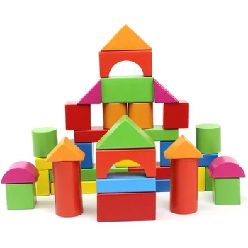 Skristi AC 40 Vnt. medinių žvalgybos blokai vaikų ankstyvojo ugdymo Build & Play Krovimas Žaislas