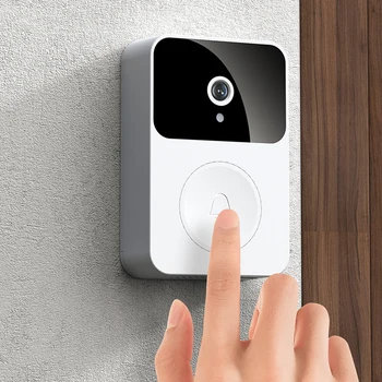 Smart Video Doorbell Įkrovimo Balso Keitimas Domofonas Vaizdo Protingas Doorbell Namuose Stebėti HD Infraraudonųjų spindulių Naktinio Matymo