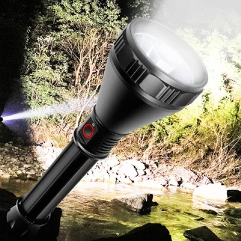 Super Šviesus Aukštus Liumenų XHP70 Labiausiai Galingas LED Žibintuvėlis lanterna USB Įkraunamas Žibintuvėlis Fotoblykstės Geriausias Kempingas, Medžioklė