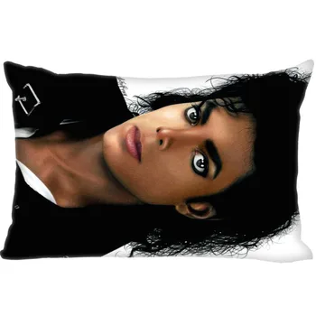 Super Žvaigždė Michael Jackson Padengti Mesti Pagalvės užvalkalą Stačiakampio Pagalvėlių Sofa/Home/Automobilių Puošimas Užtrauktukas Užsakymą Užvalkalas 45x35cm