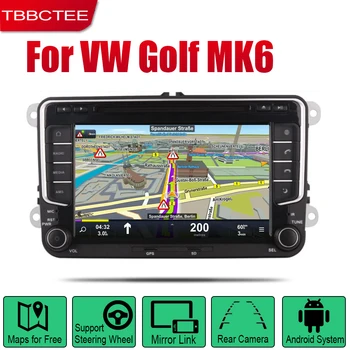 TBBCTEE Android Automobilio Radijas Stereo GPS Navigacija Volkswagen VW Golf MK6 2008~2014 Bt wifi 2din Automobilio Radijas Stereo Daugiaformačių