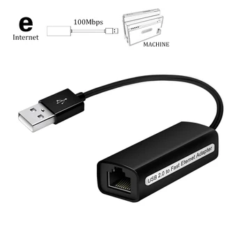 USB 2.0 100M Ethernet Adapteris, skirtas 