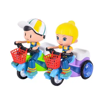 Vaikų Stunt Triratis Elektrinis Animacinių filmų Transporto priemonių, Žaislų Šviesos Muzika Sukimosi Švietimo Žaislas, Automobilių Elektros Vaikų Žaislas Birthda