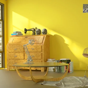 Vientisos spalvos tapetai šiuolaikinės paprasta aplinkos apsaugos neaustinių miegamasis citrinų flavin kambarį oranžinė ryškiai geltona