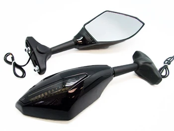 Visiškai nauja, Išvalyti Dūmai, sūpynės laisvai modifikuoti veidrodėliai LED posūkių žibintai integruotas veidrodžiai Triumfas TT600 (2000-2003)