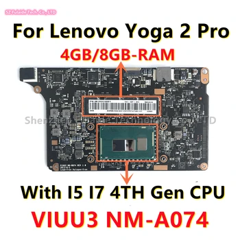 VIUU3 NM-A074 Lenovo Jogos 2 Pro Jogos 2 Pro 13 Nešiojamojo kompiuterio pagrindinę Plokštę Su I5 I7 4TH Gen CPU 4 GB/8 gb RAM 5B20G38213 90004988