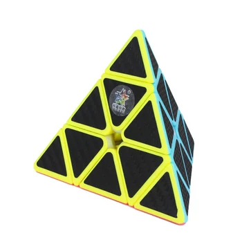 Yuxin 3x3x3 Piramidės Magic Cube 70MM Greitis Cubo Magico Profesinės Įspūdį Švietimo 3x3 Smegenų Kubeliai Žaislai Vaikams