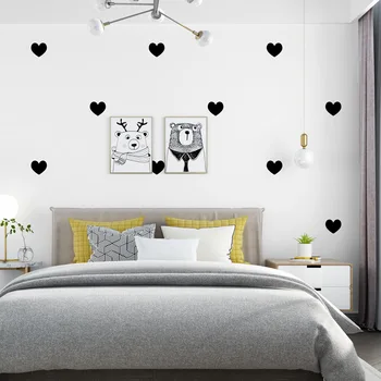Šiaurės Stiliaus Tapetai Ins Šiuolaikinės Minimalistinė Geometrinių Širdies Formos Kambarį, Miegamąjį, TV Foną, Sienos Net Raudona Tapetai