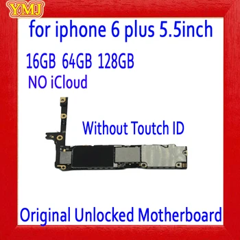 Švarus iCloud iPhone 6 Plius 5,5 colių Full Darbo Plokštę Originalus Atrakinti iPhone 6P Logika Valdybos 16GB 64GB 128 GB Plokštė