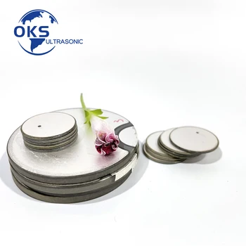 Švino Cirkonatu Titanatas Pjezoelektrinės Keramikos Medžiagų , 50*3mm PZT-4 Pjezoelektrinės Keramikos Diskai